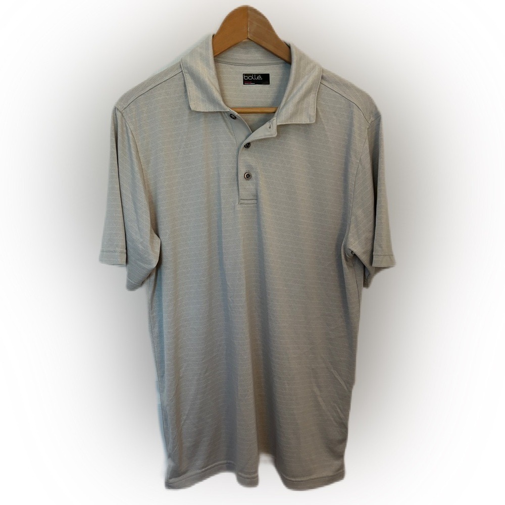 Bollé‎ Performance Beige Polo Shirt for Men Size Medium